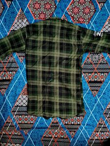 Club Cotton Green Plaid Flannel