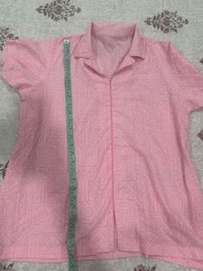 Pink Patterned Pyjama Set