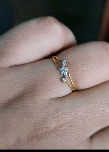 Combo Of Diamond And Gold Ring &amp; Pendent