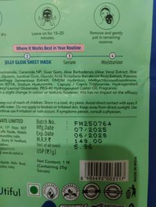 Dr. Rashel Sheet Mask