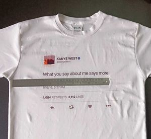 Twitter Post T-shirt (Kanye West)