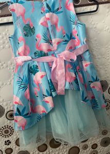 Blue Colour Frok For Baby Girl