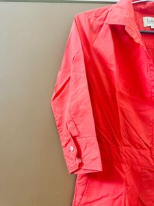 Coral Colour Jumpsuit
