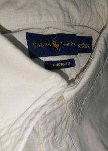 Ralph Lauren White Oxford Matte shirt
