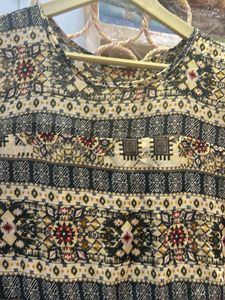 Ethnic Print Dress