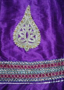 Purple Ethnic Skirt
