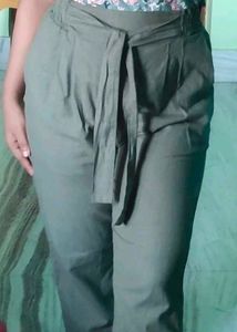 Tokyo Talkies Pure Cotton Trouser For Women