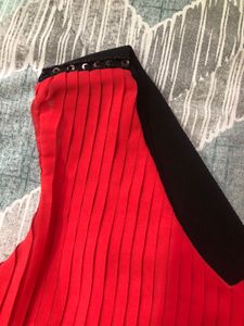 Red Crossbody Top