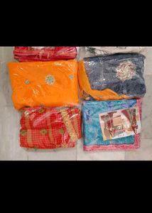 8 Sarees In Combo
