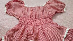 Red Gingham Dress