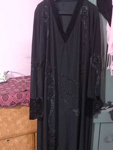 Beautiful Lycra And Velvet Abaya For Sale