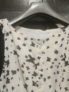 Chic White &amp; Black Dress