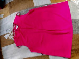 Pink Sleeveless Top