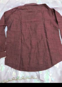 Peter England Maroon Shirt