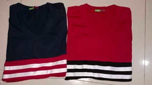 Stylish Color Block T-Shirt