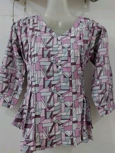 Abstract Print Top