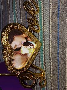 Artificial Love Frame Rose With Stand