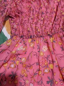 Kids Beautiful full sleeved pink dress