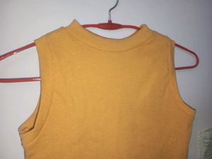 Solid Ribbed Square Neck Top