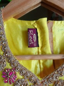 Wedding Wear Baby Girl Long Gown 6to8