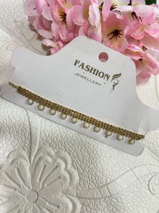 Golden chocker necklace
