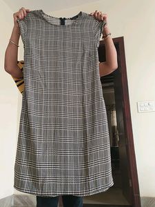 Wardrobe Brand Black And White Combination Dress