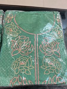 Mint Green Embroidered Salwar Kameez