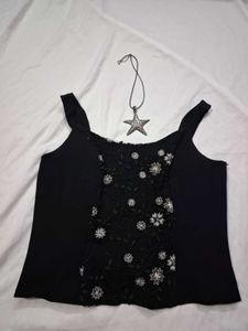 Midnight Bloom Corset༘⋆📼˚ ༘ ೀ⋆｡˚