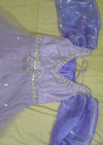 Elegant Ethnic Gown With Dupatta