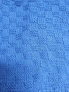 Baby Blue Knitted Outfit Set