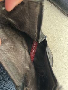 Black Leather Ankle Boots