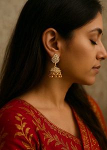 Earrings Jhumkas For Grand Function