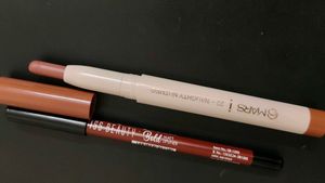 Mars Lipstick+ Swiss Beauty Lip Liner Combo