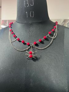 Beaded Goth Necklace