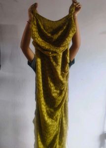 Olive Green Dress Material