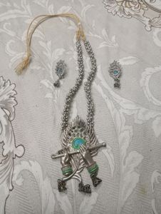Oxidised Silver Set