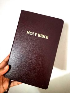 NIV Holy Bible, Leather Cover, Gold Borders