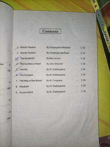 English Literature M.A. Semester-I