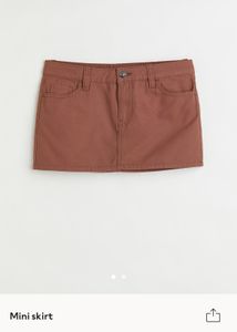 H&amp;M Low Waisted Mini Skirt