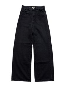 Wide Leg Black Jeans Size:26