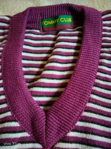 Pack Of 3 Striped Knit Vests