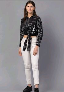 -crep black shirt stylish