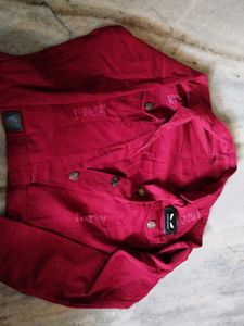 Red Denim Jacket