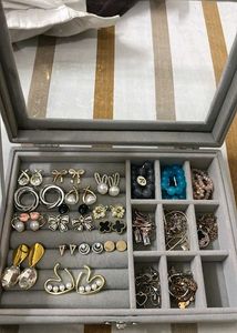Velvet Jewelry Organizer Box