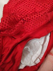 Red Baby skirt