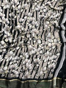 Elegant Floral Print Saree