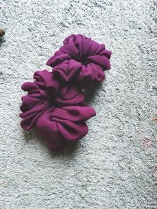 Georgette scrunchies