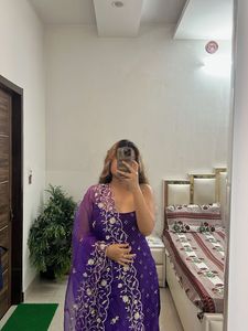 Navy blue Sharara sleeveless backless suit 🪞