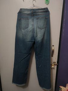 High Waist Denim Blue Jeans