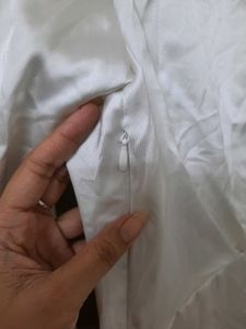 Shirt Satin dress